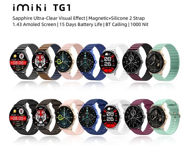 ساعت هوشمند شیائومی ایمیکی(گلوبال) مدل IMIKI TG1