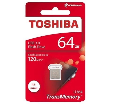 فلش مموری توشیبا مدل TransMemory U364 Miniظرفیت 64 گیگابایت