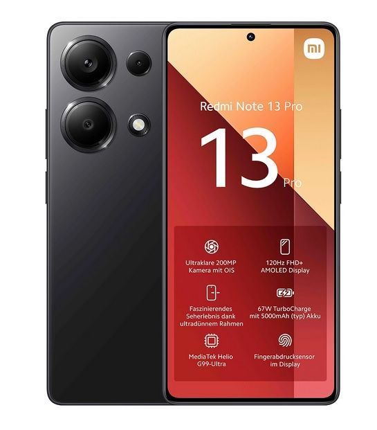 گوشی شیائومی(گلوبال) مدل Redmi Note 13 Pro 5G | حافظه 512 رم 12 گیگابایت