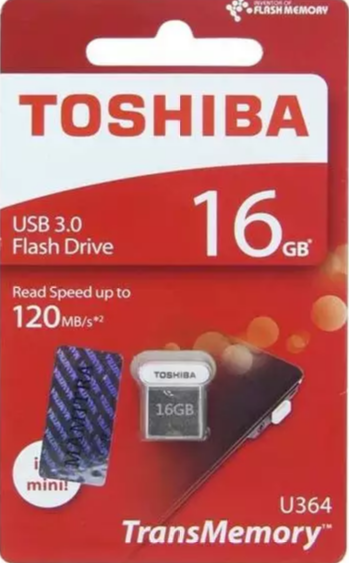 فلش مموری توشیبا مدل TransMemory U364 Miniظرفیت 16 گیگابایت  